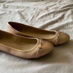 Aldo women’s rose gold flat